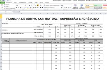 Planilha de Medição de Obras ReforMAIS