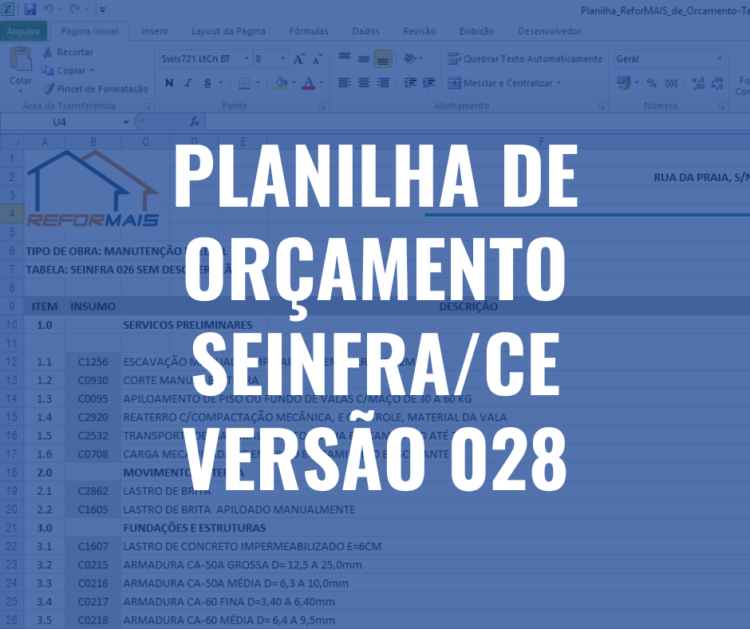 Planilha SEINFRA 028